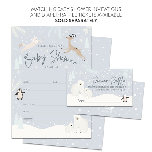 Snowy Winter Wonderland Baby Shower Predictions +Advice