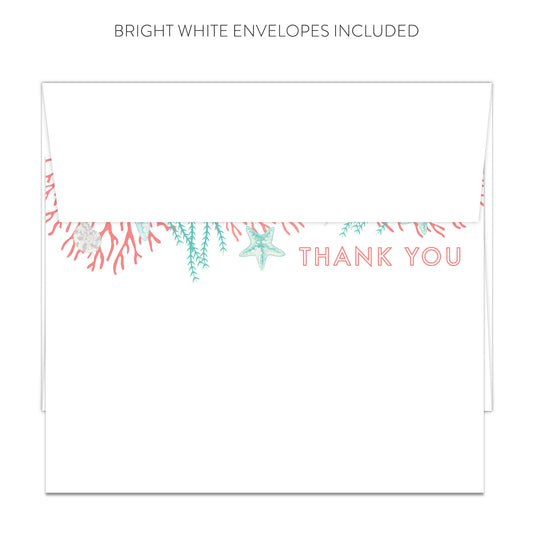 Beach Thank You Cards (Flat)
