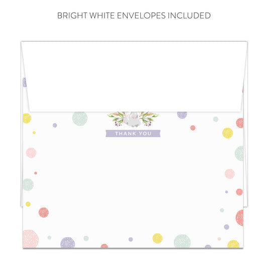 Bunny Thank You Cards (Flat)