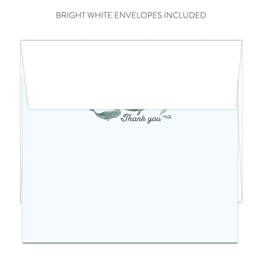 Whale Thank You Cards (Flat)