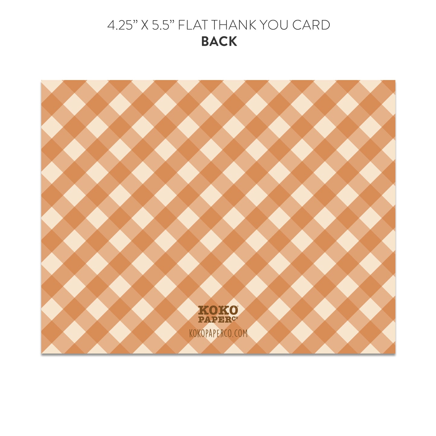 Harvest Baby Blocks Thank You Cards (Flat)