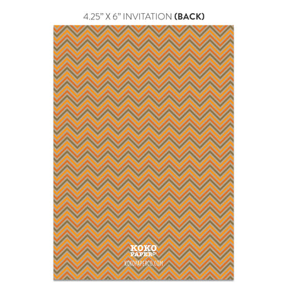 Sweet Little Pumpkin on the Way Baby Shower Invitations