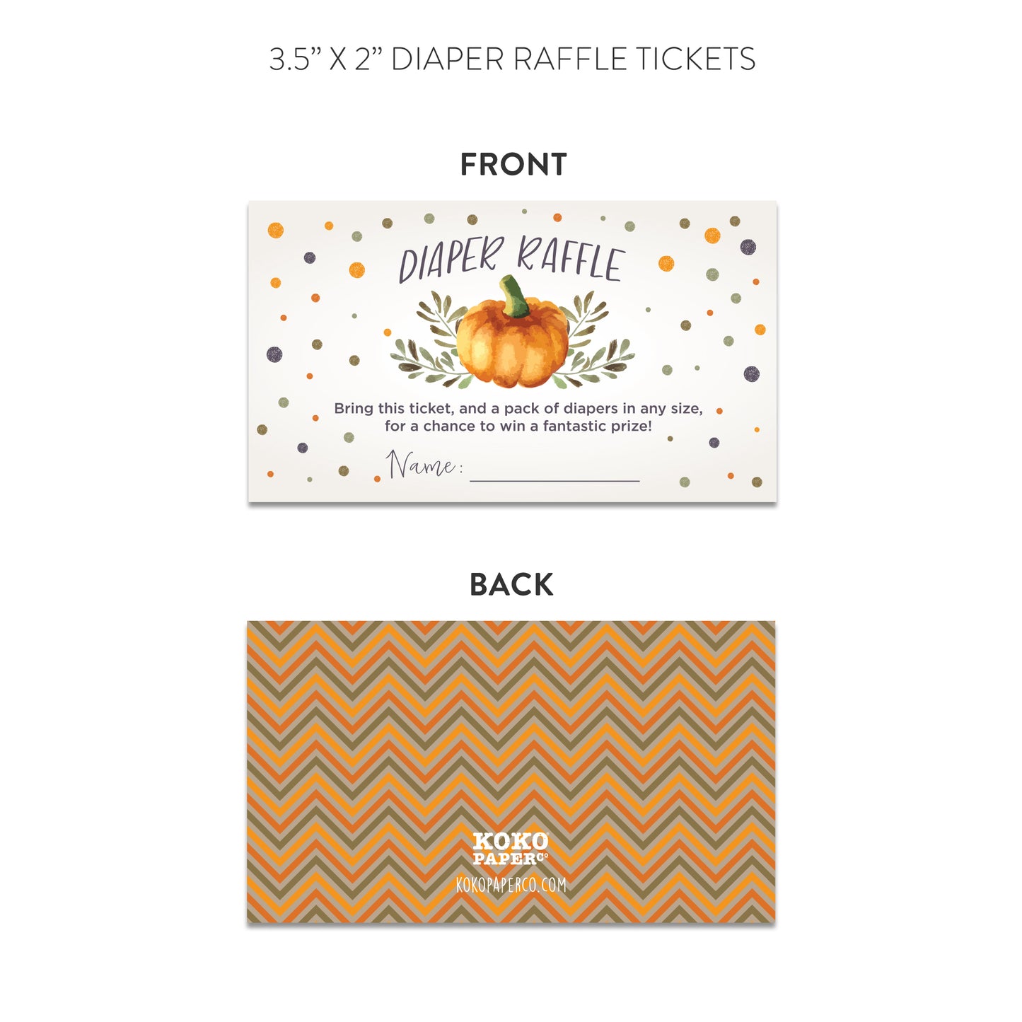 Sweet Little Pumpkin on the Way Baby Shower Invitations