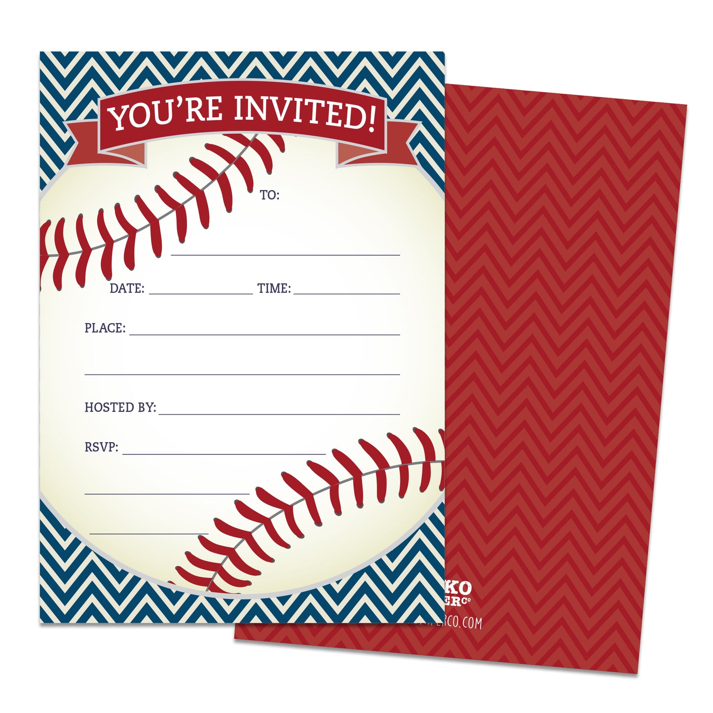 Baseball Party Invitations