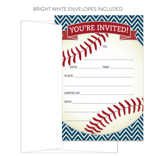 Baseball Party Invitations