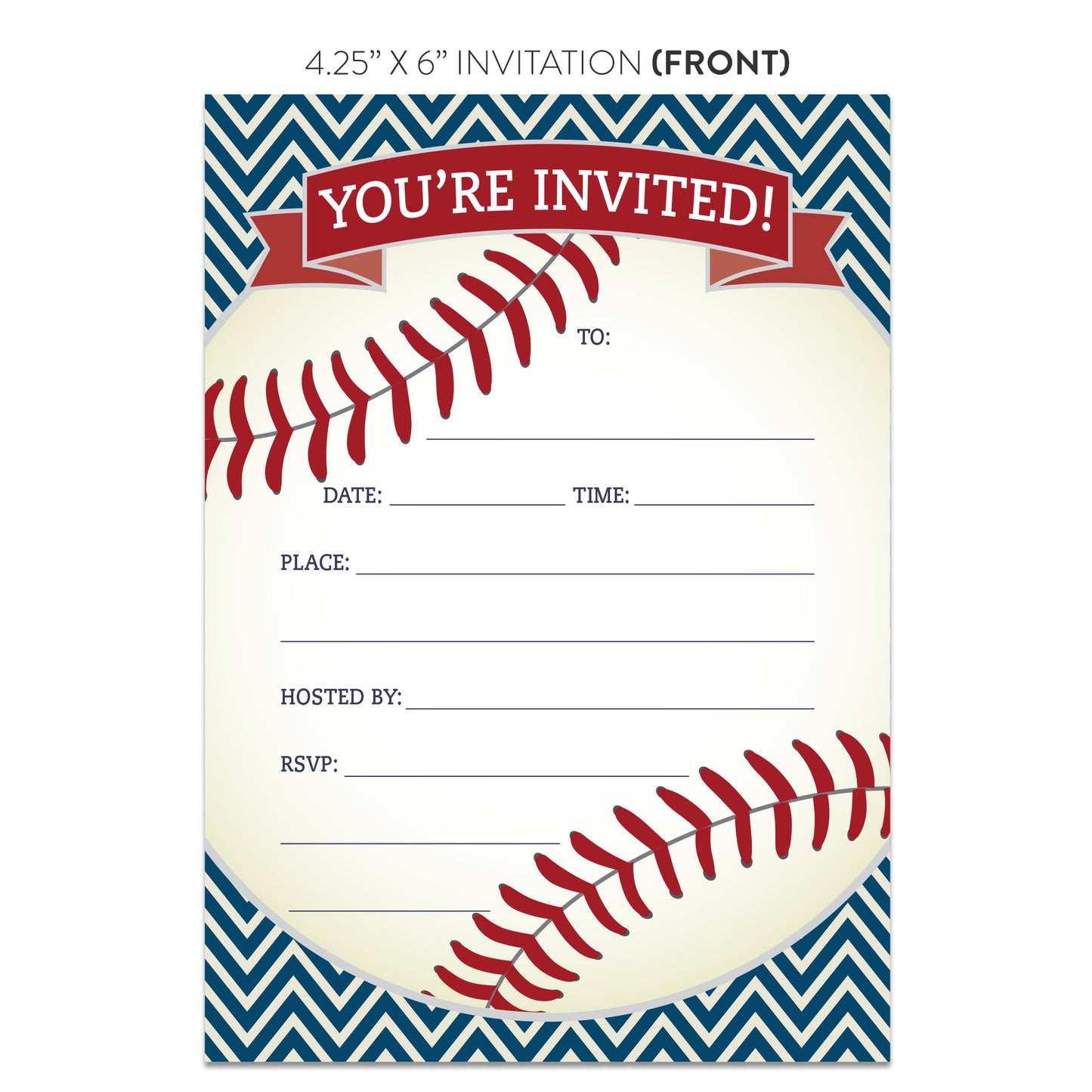 Baseball Party Invitations