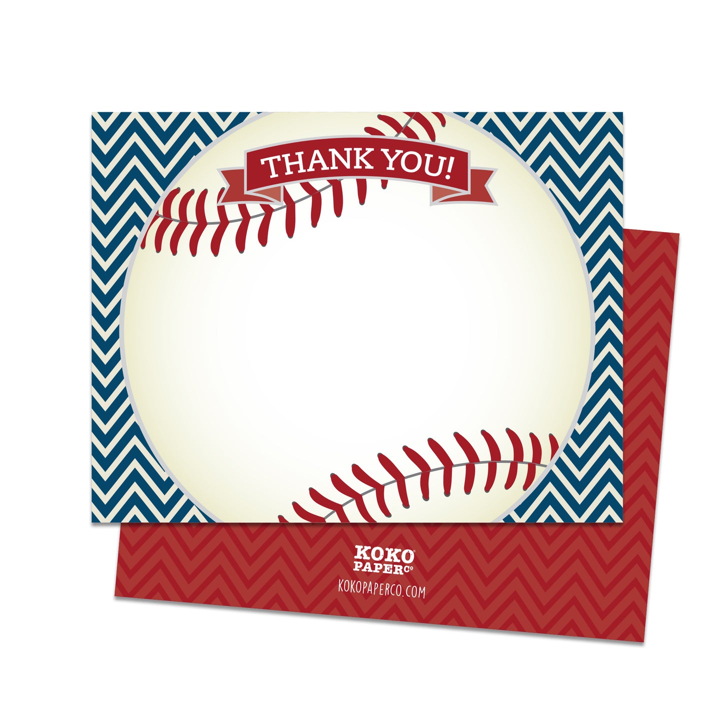 Baseball Thank You Cards (Flat)