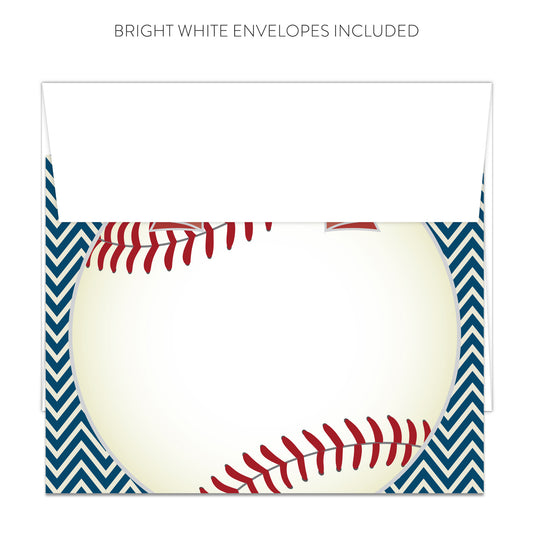 Baseball Thank You Cards (Flat)