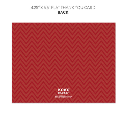 Baseball Thank You Cards (Flat)