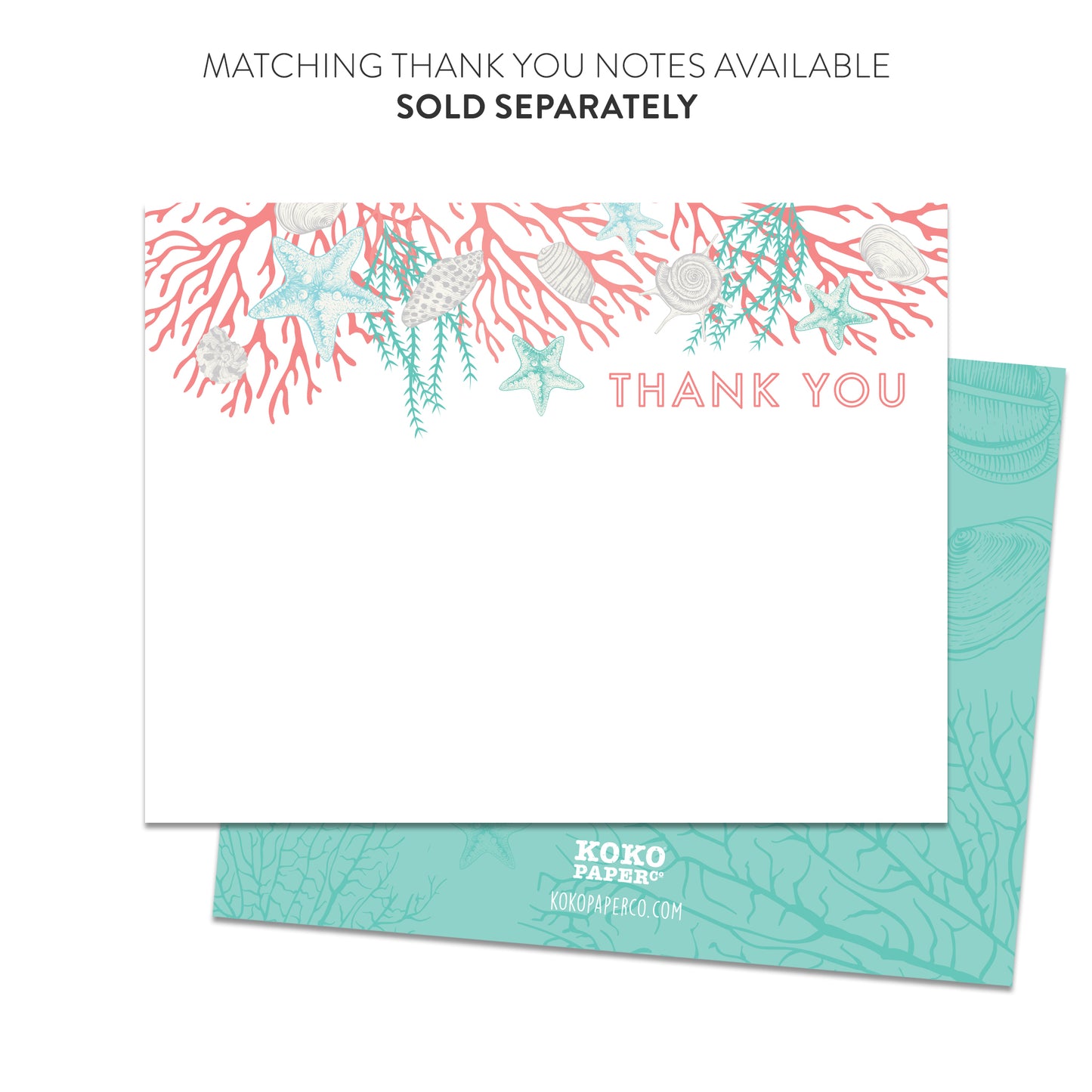 Beach Bridal Shower Invitations