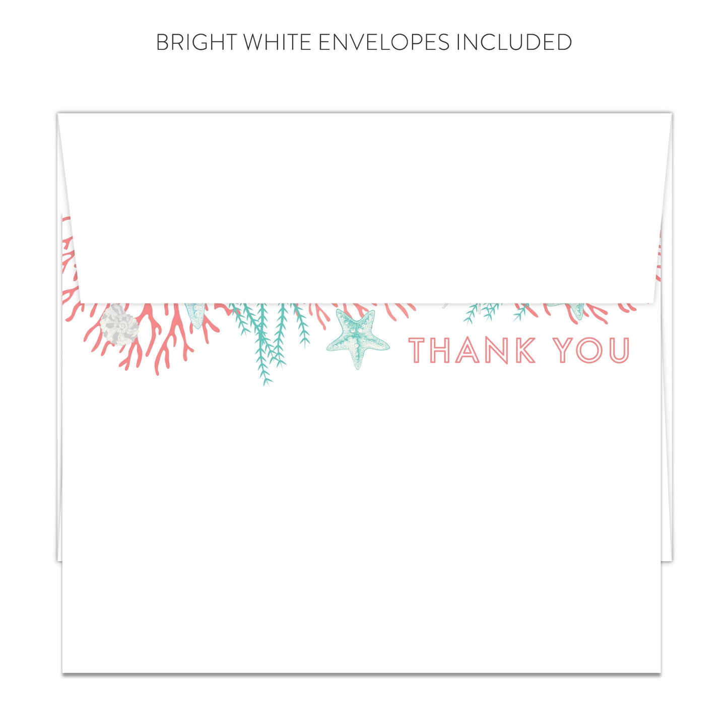 Beach Thank You Cards (Flat)
