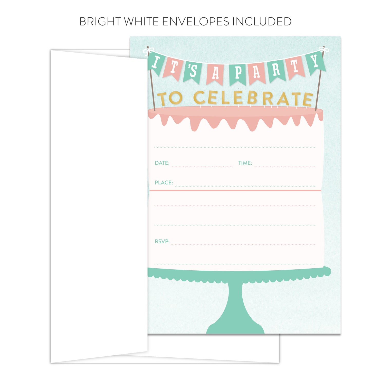 Birthday Cake Invitations