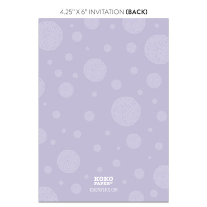 Sweet Little Bunny on the Way! Baby Shower Invitations