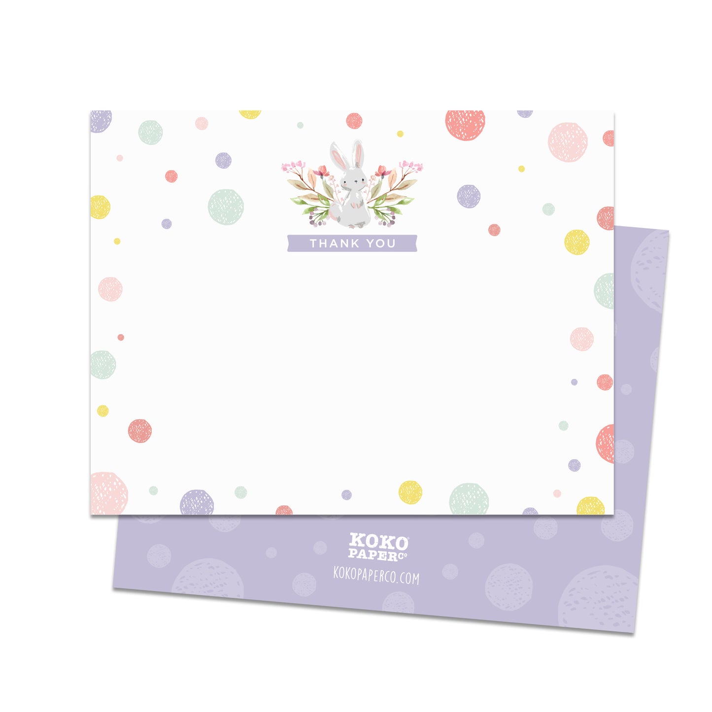 Bunny Thank You Cards (Flat)