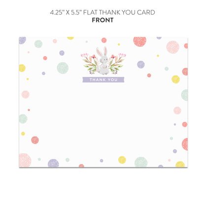 Bunny Thank You Cards (Flat)