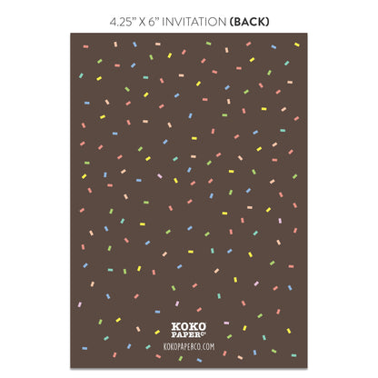 Cupcake Birthday Invitations