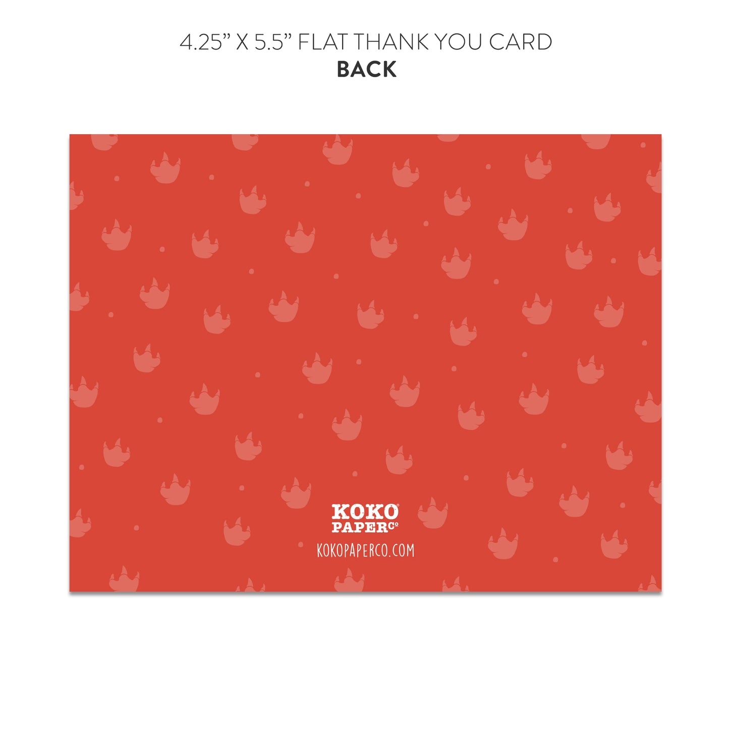 Dinosaur Fill-in-the-Blanks Thank You Cards (Flat)