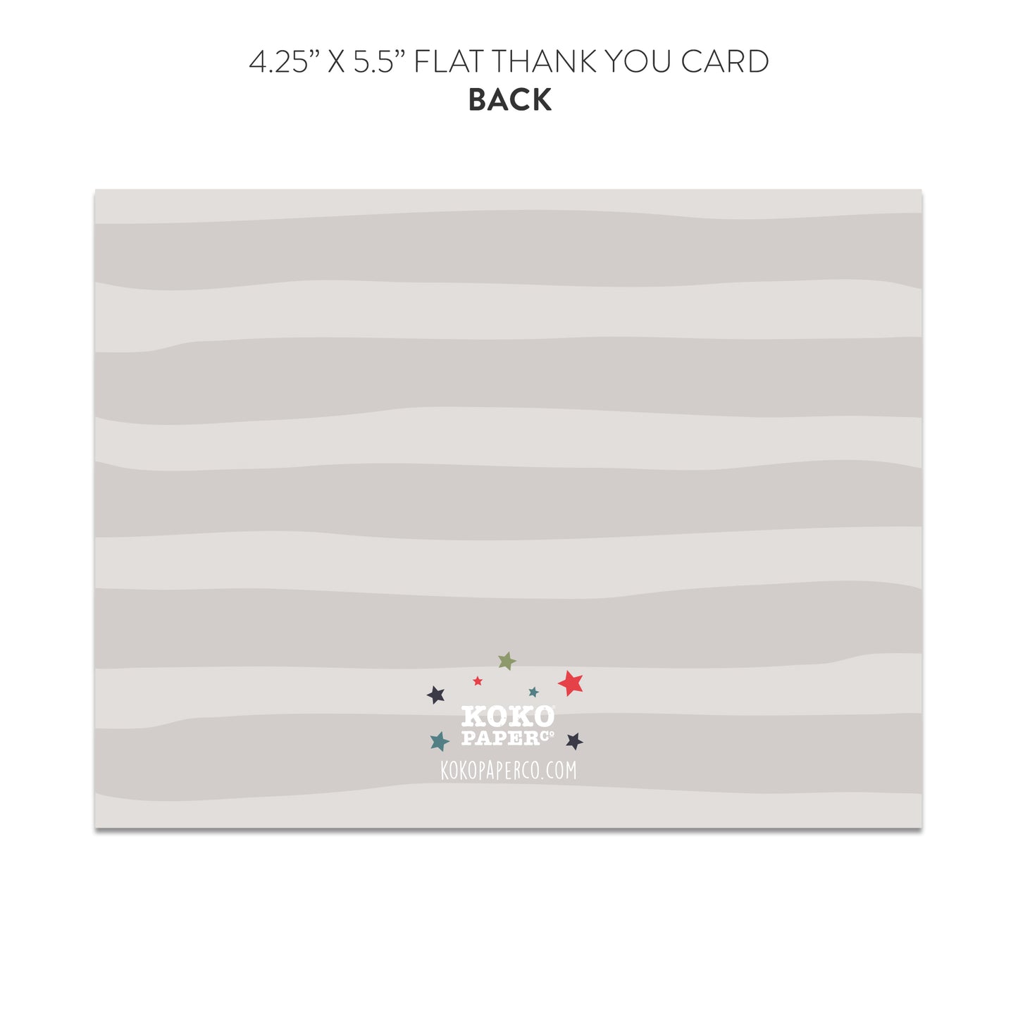 T-Rex Thank You Cards (Flat)