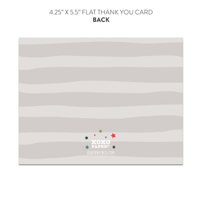 T-Rex Thank You Cards (Flat)