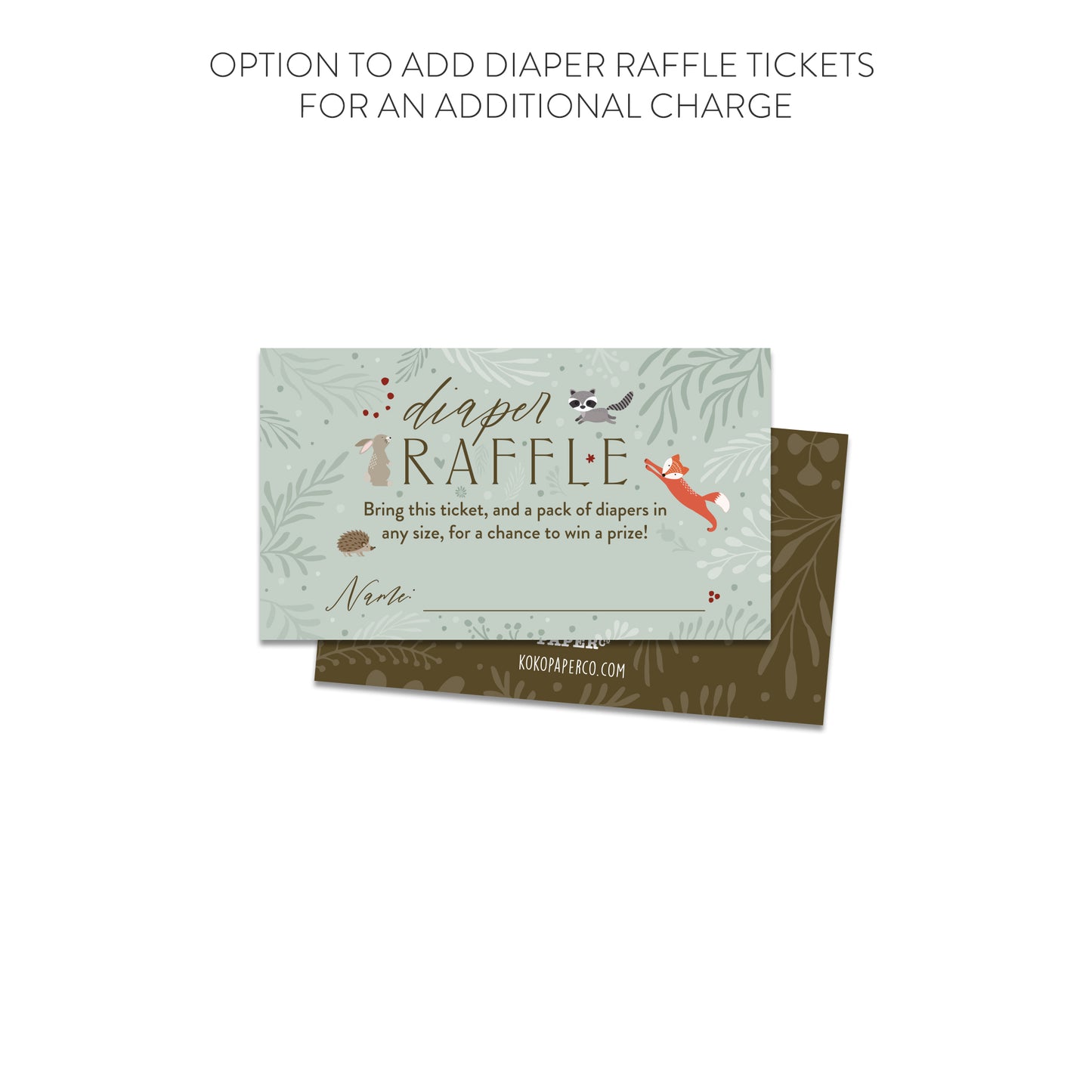 Enchanted Woodland Baby Shower Invitations