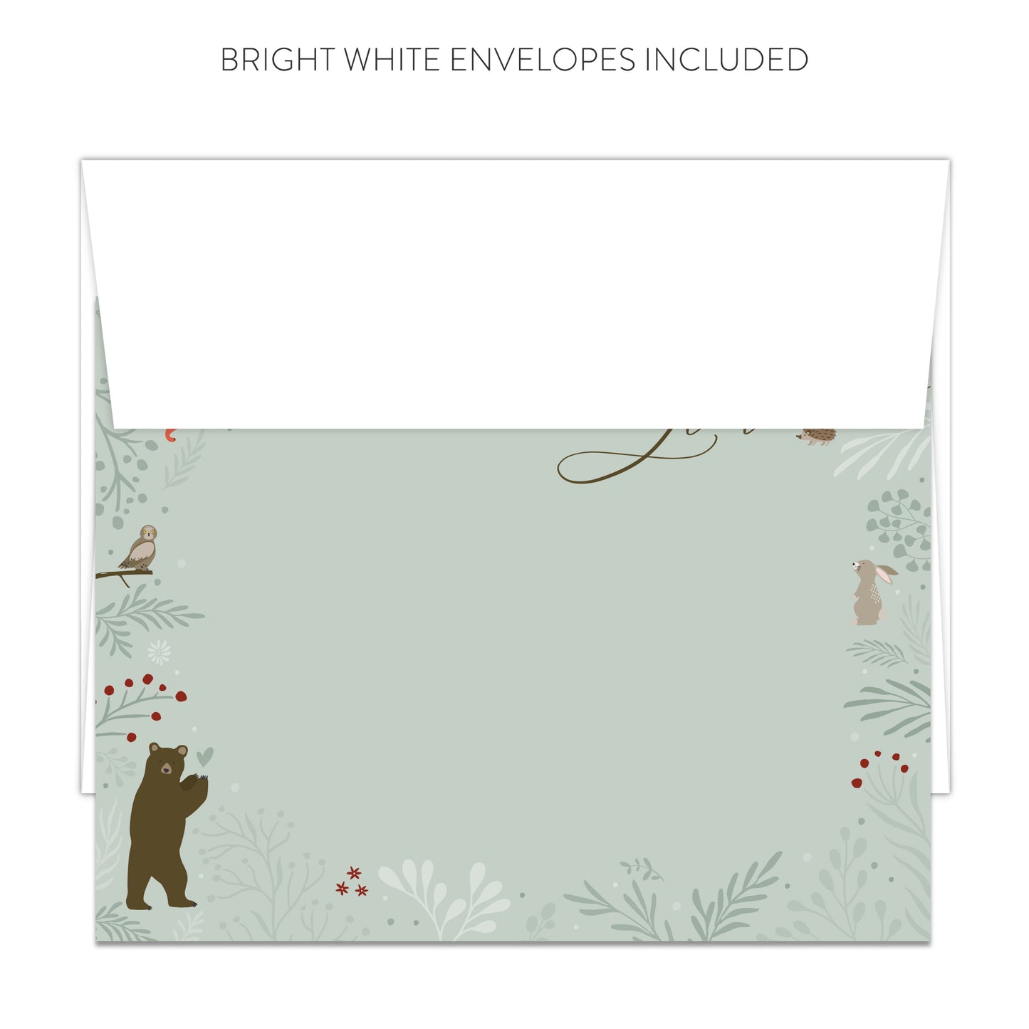 Enchanted Woodland Thank You Cards (Flat)