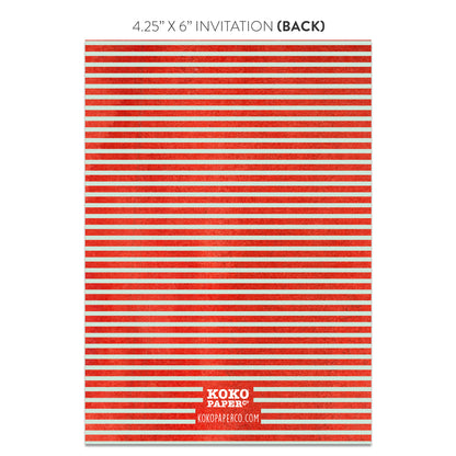 Get Fired Up! Fire Truck Party Invitations