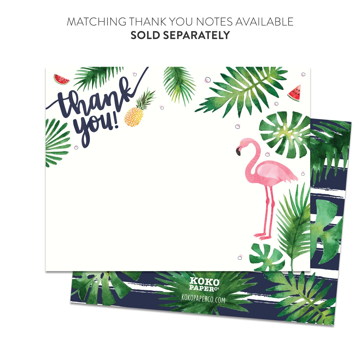 Let's Flamingle Pink Flamingo Invitations
