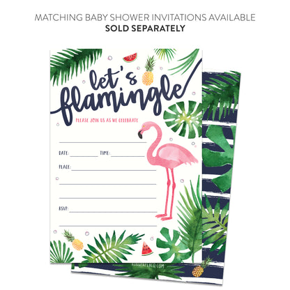 Pink Flamingo Thank You Cards (Flat)