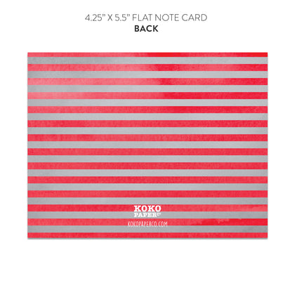 French Bulldog in Sweater Blank Note Cards (Flat)