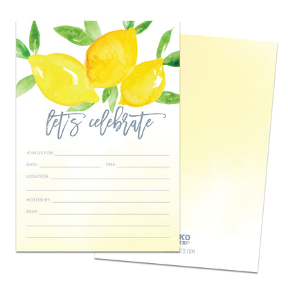 Lemon Invitations