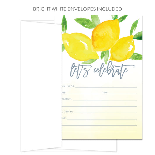 Lemon Invitations