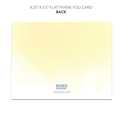 Lemon Thank You Cards (Flat)