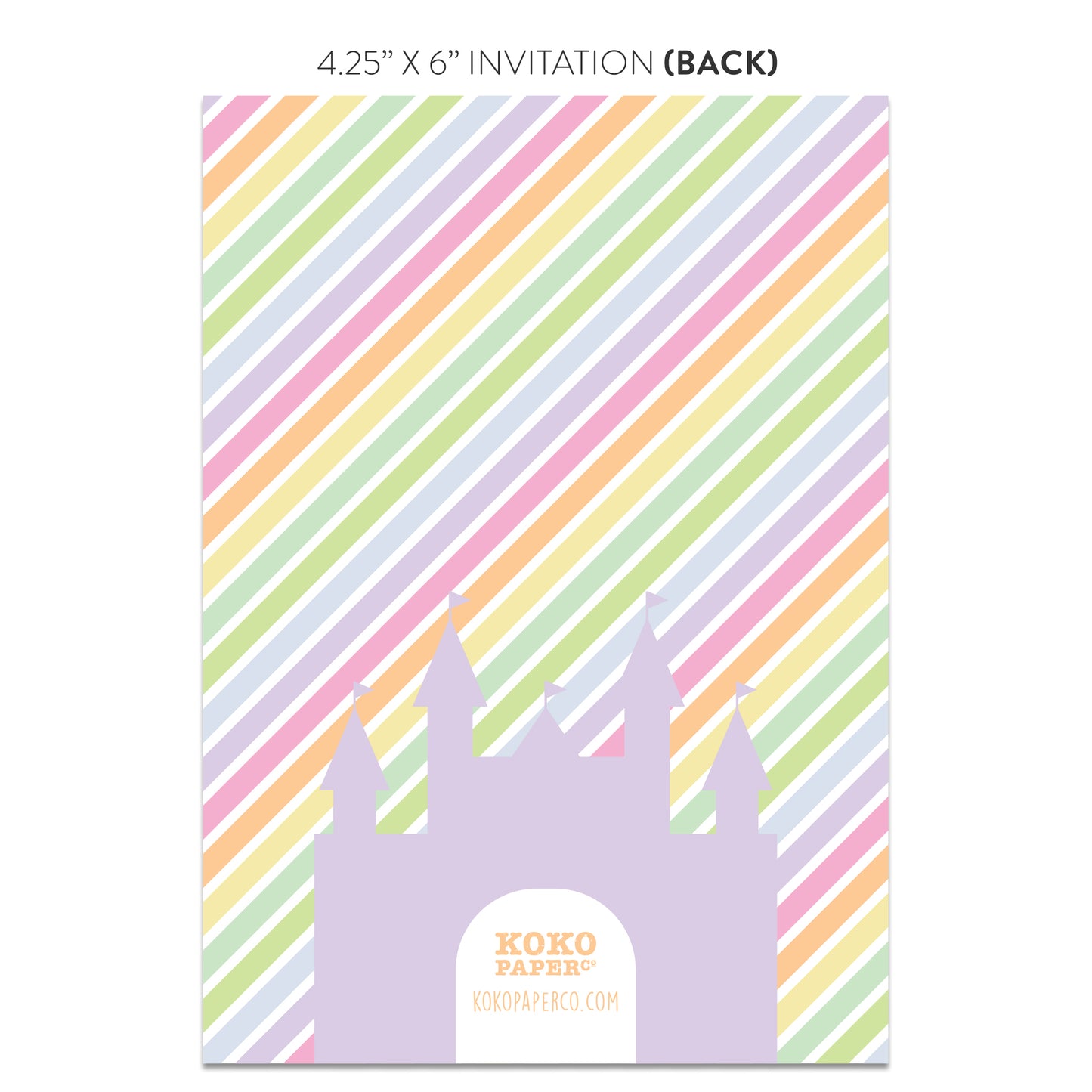 Magical Unicorn Party Invitations