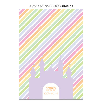 Magical Unicorn Party Invitations