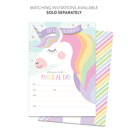 Magical Unicorn Fill-in-the-Blanks Thank You Cards (Flat)