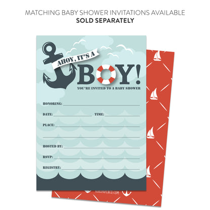 Nautical Thank You Cards (Flat)