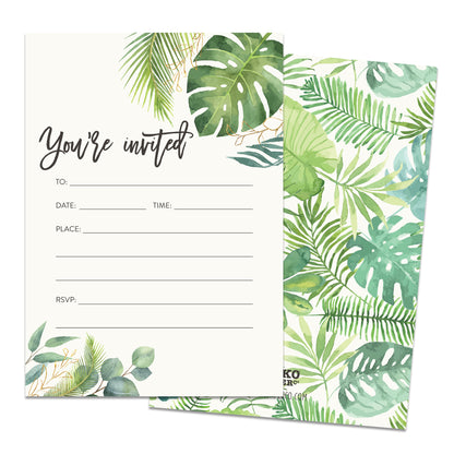Palm Leaves Invitations