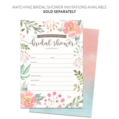 Pink Floral Thank You Cards (Flat)