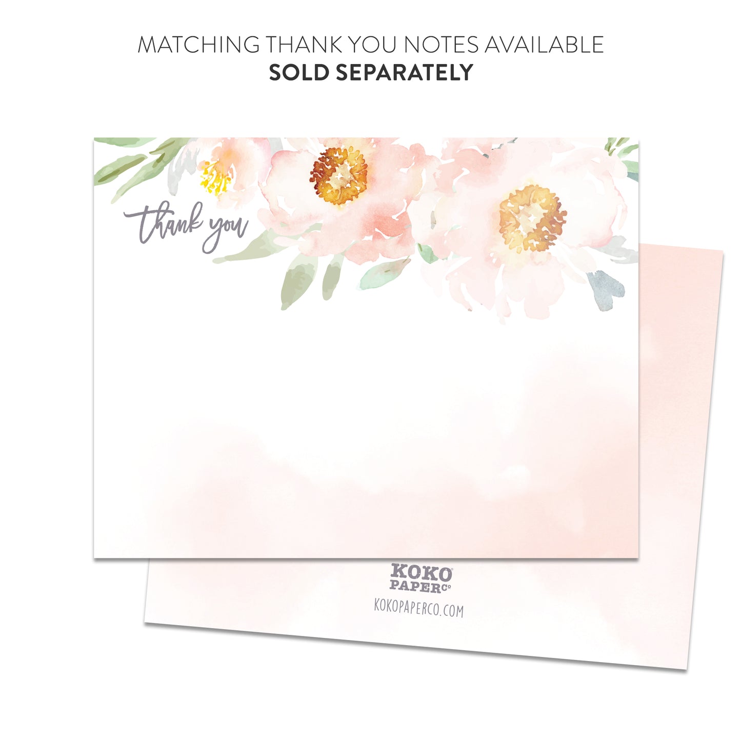 Pink Peony Bridal Shower Invitations