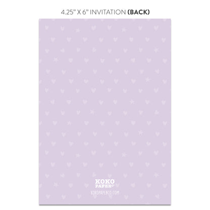 Princess Party Invitations