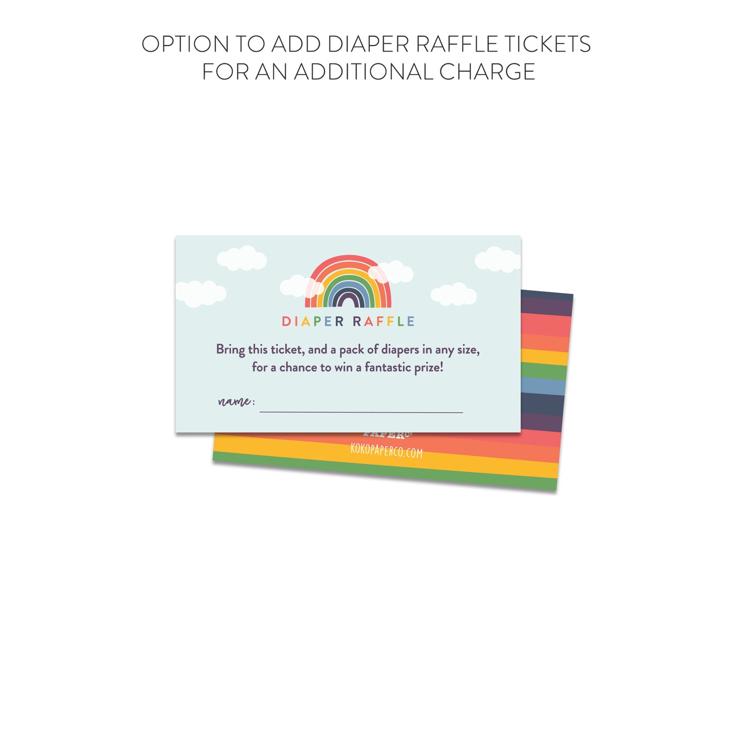 Rainbow Baby Shower Invitations