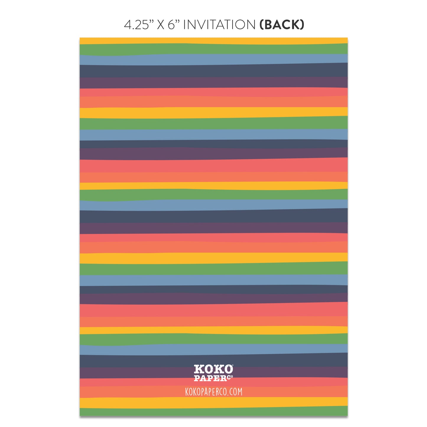 Rainbow Baby Shower Invitations