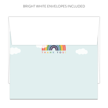 Rainbow Thank You Cards (Flat)