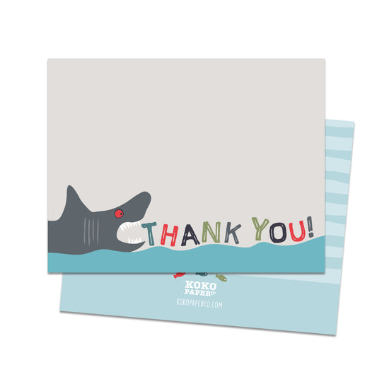 Shark Thank You Cards (Flat)