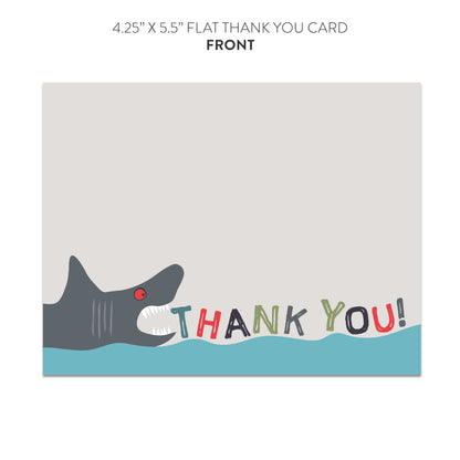 Shark Thank You Cards (Flat)