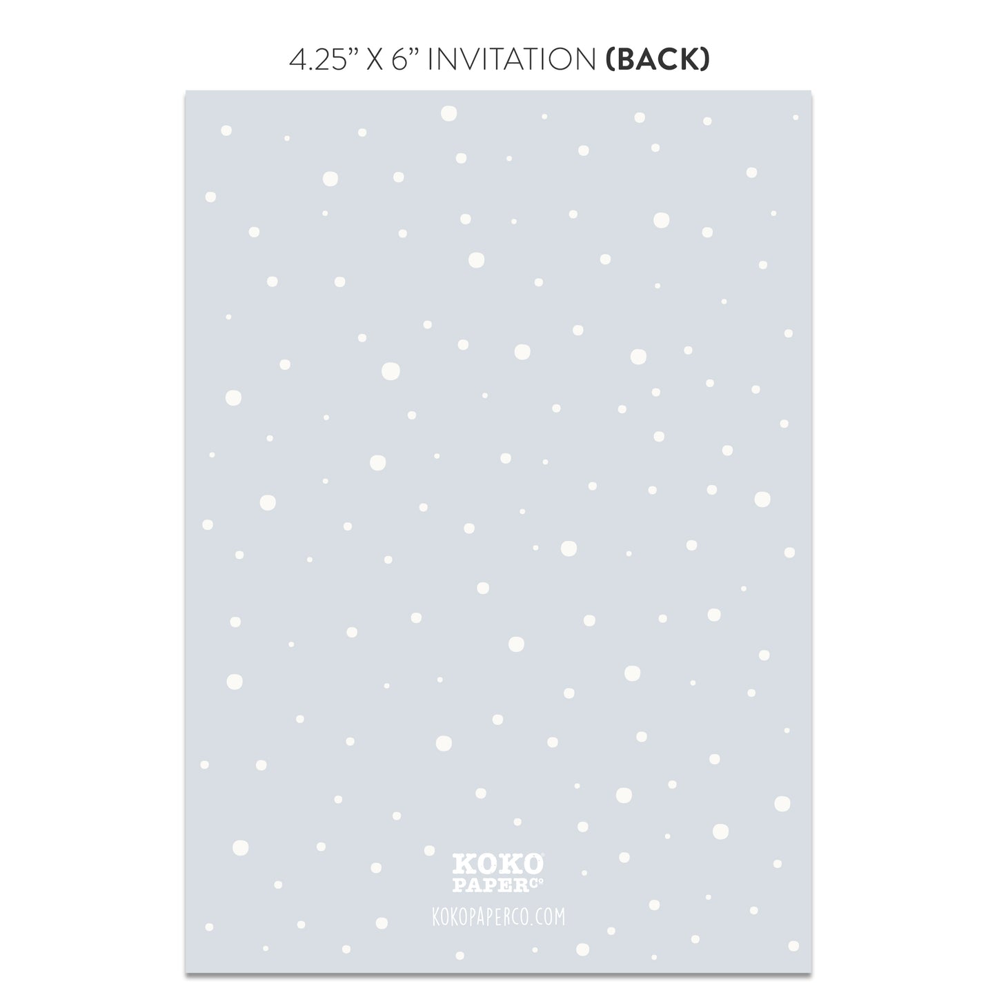 Snowy Winter Wonderland Baby Shower Invitations