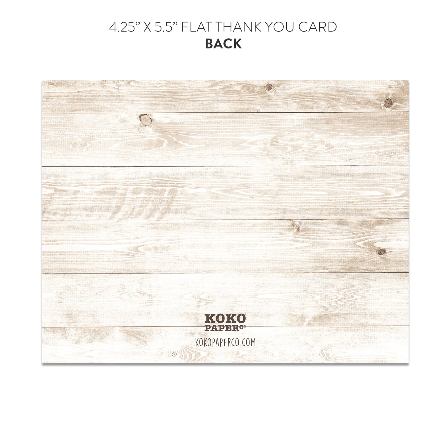 Sunflower Thank You Cards (Flat)