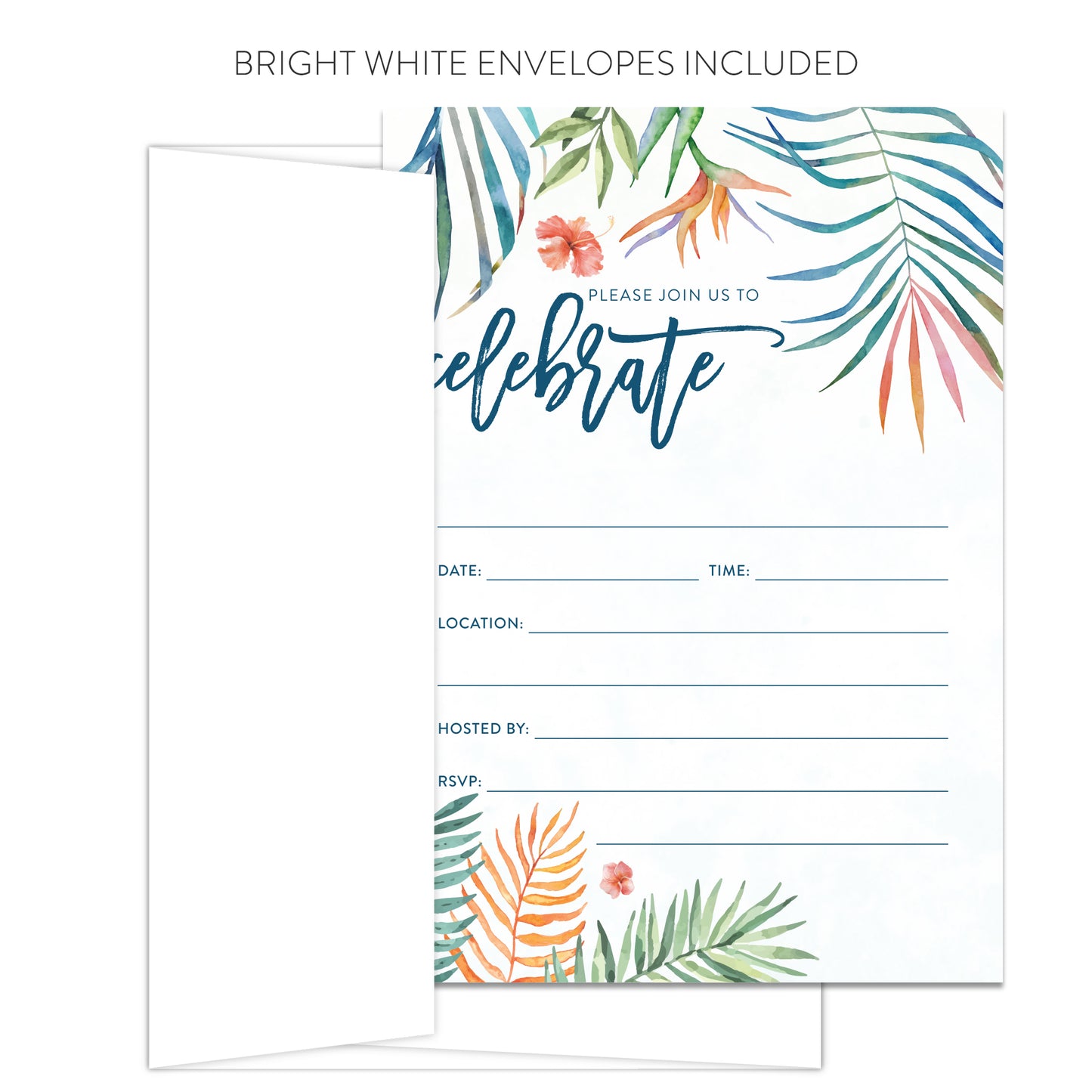 Tropical Paradise Invitations