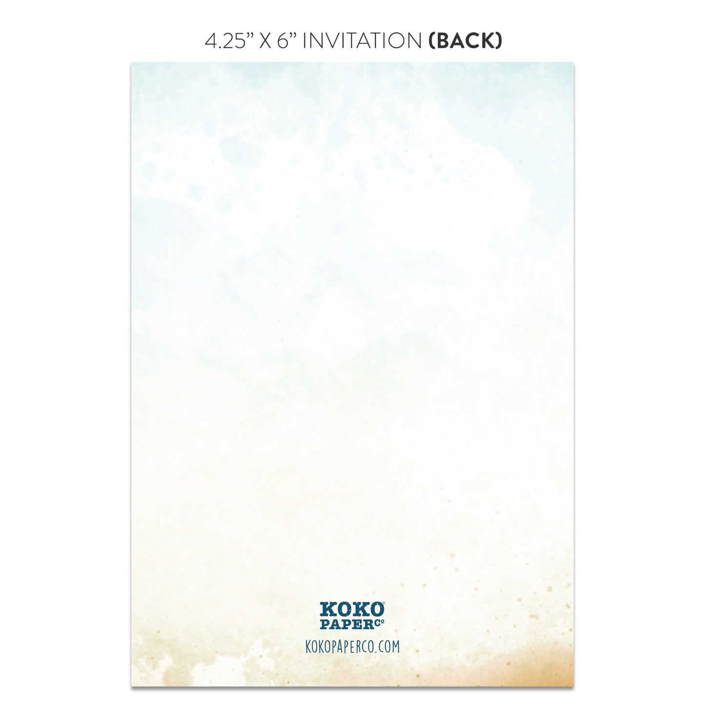 Tropical Paradise Invitations