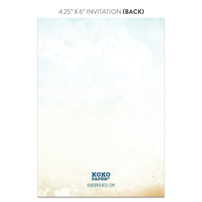 Tropical Paradise Invitations